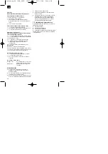 Preview for 20 page of EINHELL 43.301.41 Operating Instructions Manual