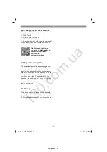 Preview for 23 page of EINHELL 43.309.36 Operating Instructions Manual