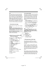 Preview for 59 page of EINHELL 43.309.36 Operating Instructions Manual