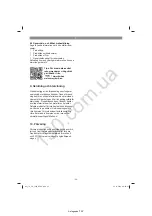 Preview for 63 page of EINHELL 43.309.36 Operating Instructions Manual