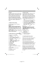 Preview for 69 page of EINHELL 43.309.36 Operating Instructions Manual