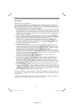 Preview for 76 page of EINHELL 43.309.36 Operating Instructions Manual