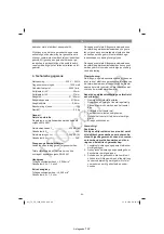 Preview for 90 page of EINHELL 43.309.36 Operating Instructions Manual