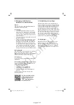 Preview for 93 page of EINHELL 43.309.36 Operating Instructions Manual