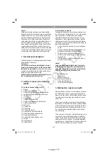 Preview for 109 page of EINHELL 43.309.36 Operating Instructions Manual