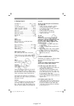 Preview for 110 page of EINHELL 43.309.36 Operating Instructions Manual