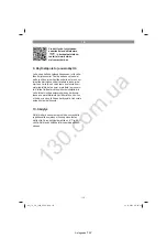 Preview for 113 page of EINHELL 43.309.36 Operating Instructions Manual