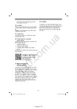 Preview for 144 page of EINHELL 43.309.36 Operating Instructions Manual