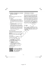 Preview for 154 page of EINHELL 43.309.36 Operating Instructions Manual