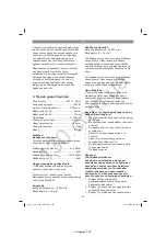 Preview for 161 page of EINHELL 43.309.36 Operating Instructions Manual