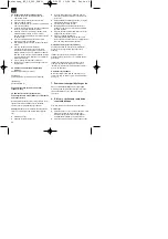 Предварительный просмотр 44 страницы EINHELL 43.309.50 Original Operating Instructions