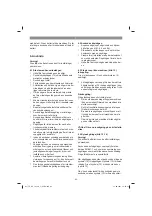 Preview for 62 page of EINHELL 43.312.20 Original Operating Instructions