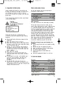 Preview for 17 page of EINHELL 43.406.49 Operating Instructions Manual