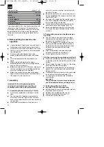 Preview for 18 page of EINHELL 43.406.49 Operating Instructions Manual