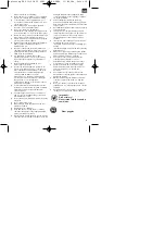 Preview for 19 page of EINHELL 43.406.50 Operating Instructions Manual