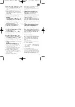 Preview for 21 page of EINHELL 43.406.50 Operating Instructions Manual