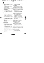 Preview for 36 page of EINHELL 43.406.50 Operating Instructions Manual