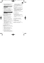 Preview for 53 page of EINHELL 43.406.50 Operating Instructions Manual