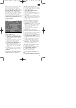 Preview for 65 page of EINHELL 43.406.50 Operating Instructions Manual