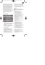 Preview for 9 page of EINHELL 43.407.05 Operating Instructions Manual