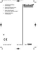 EINHELL 43.407.43 Original Operating Instructions preview