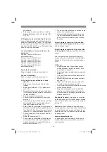 Предварительный просмотр 112 страницы EINHELL 43.504.11 Operating Instructions Manual