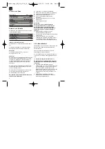 Предварительный просмотр 8 страницы EINHELL 43.504.86 Operating Instructions Manual