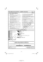 Предварительный просмотр 137 страницы EINHELL 43.506.20 Original Operating Instructions