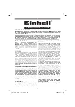 Предварительный просмотр 42 страницы EINHELL 4300892 Original Operating Instructions