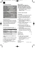 Preview for 14 page of EINHELL 4309018 Original Operating Instructions