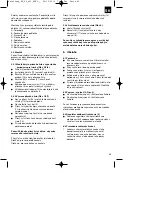 Preview for 43 page of EINHELL 4309018 Original Operating Instructions