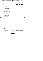 Preview for 3 page of EINHELL 4330860 Operating Instructions Manual