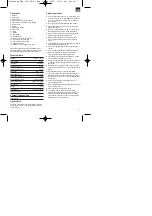 Preview for 9 page of EINHELL 4330860 Operating Instructions Manual