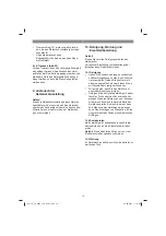 Preview for 16 page of EINHELL 4340548 Operating Instructions Manual