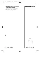 Preview for 1 page of EINHELL 4340638 Original Operating Instructions