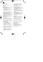 Предварительный просмотр 20 страницы EINHELL 44.199.40 Operating Instructions Manual