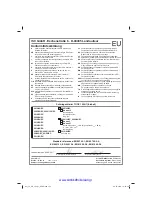 Preview for 134 page of EINHELL 44.606.42 Original Operating Instructions