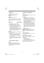 Preview for 161 page of EINHELL 44.620.05 Original Operating Instructions