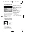 Предварительный просмотр 5 страницы EINHELL 44.642.07 Operating Instructions Manual