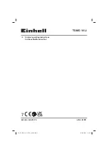 Предварительный просмотр 1 страницы EINHELL 44.651.73 Original Operating Instructions