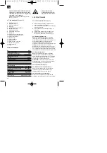 Preview for 36 page of EINHELL 44.710.51 Operating Instructions Manual