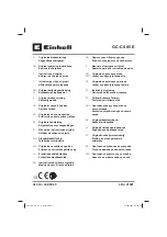 EINHELL 44.999.20 Original Operating Instructions предпросмотр