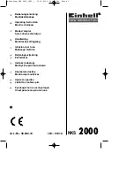 EINHELL 45.002.10 Operating Instruction preview