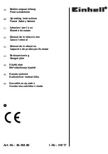 Preview for 1 page of EINHELL 45.004.80 Operating Instructions Manual