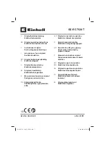 Предварительный просмотр 1 страницы EINHELL 45.012.40 Original Operating Instructions