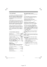 Preview for 98 page of EINHELL 45.017.40 Original Operating Instructions