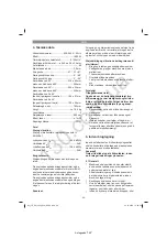 Preview for 63 page of EINHELL 45.017.80 Original Operating Instructions