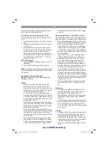 Preview for 28 page of EINHELL 45.018.35 Operating Instructions Manual