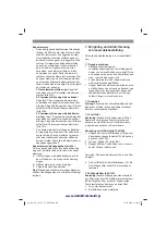 Preview for 86 page of EINHELL 45.018.35 Operating Instructions Manual