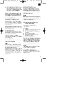 Preview for 29 page of EINHELL 45 050 04 Operating Instructions Manual